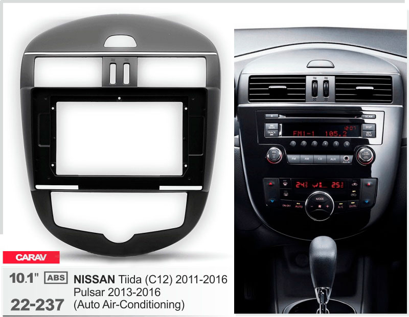 Переходная рамка Nissan Tiida Carav 22-237