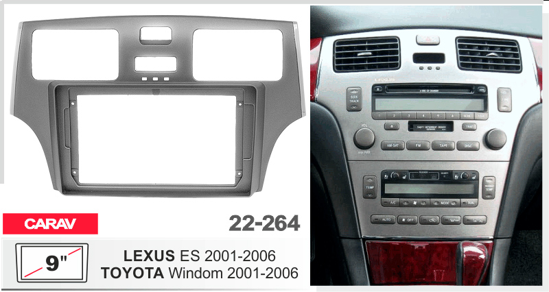 Перехідна рамка Lexus ES Carav 22-264