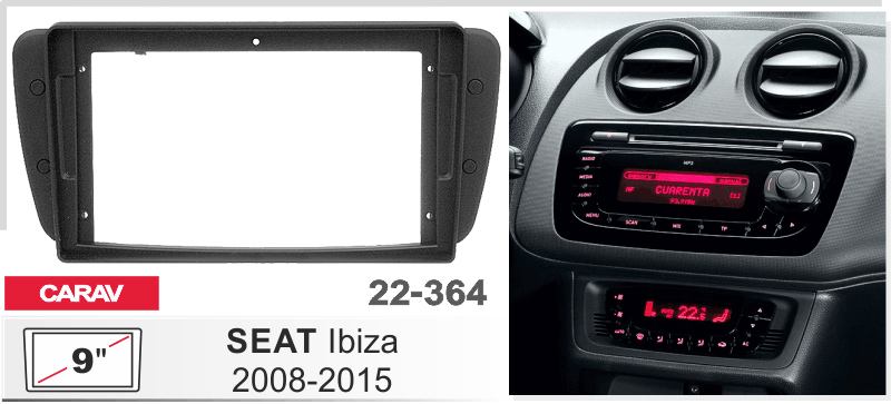 Перехідна рамка Seat Ibiza Carav 22-364