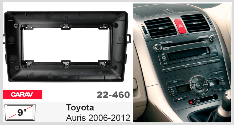 Перехідна рамка Toyota Auris Carav 22-460