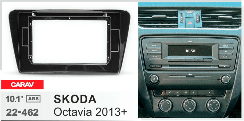 Перехідна рамка Skoda Octavia Carav 22-462