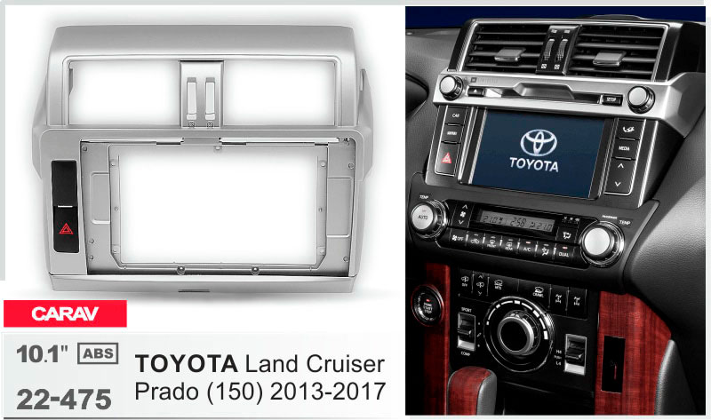 Перехідна рамка Toyota Land Cruiser Prado Carav 22-475