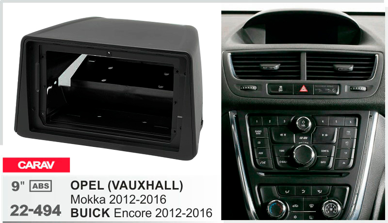 Перехідна рамка Buick Encore, Opel Mokka Carav 22-494