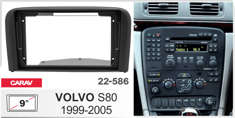 Переходная рамка Volvo S80 Carav 22-586