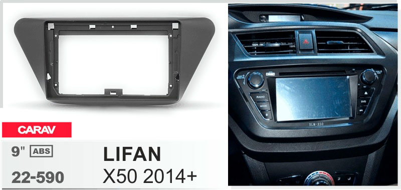 Перехідна рамка Lifan X50 Carav 22-590