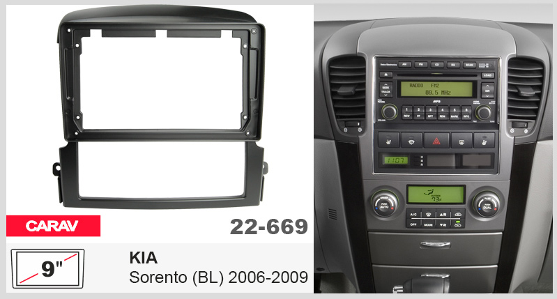 Перехідна рамка KIA Sorento Carav 22-669