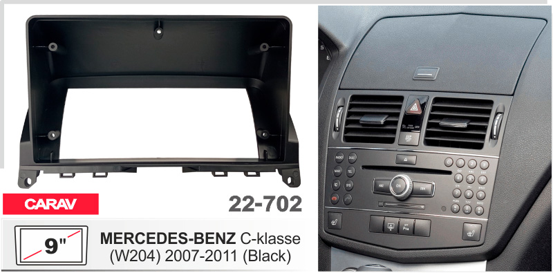 Переходная рамка Mercedes C-klasse Carav 22-702