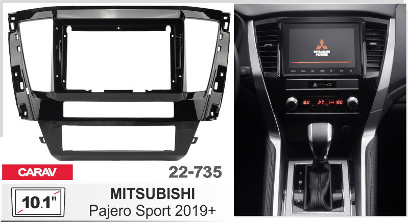 Переходная рамка Mitsubishi Pajero Sport Carav 22-735