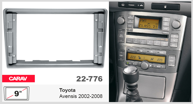 Перехідна рамка Toyota Avensis Carav 22-776