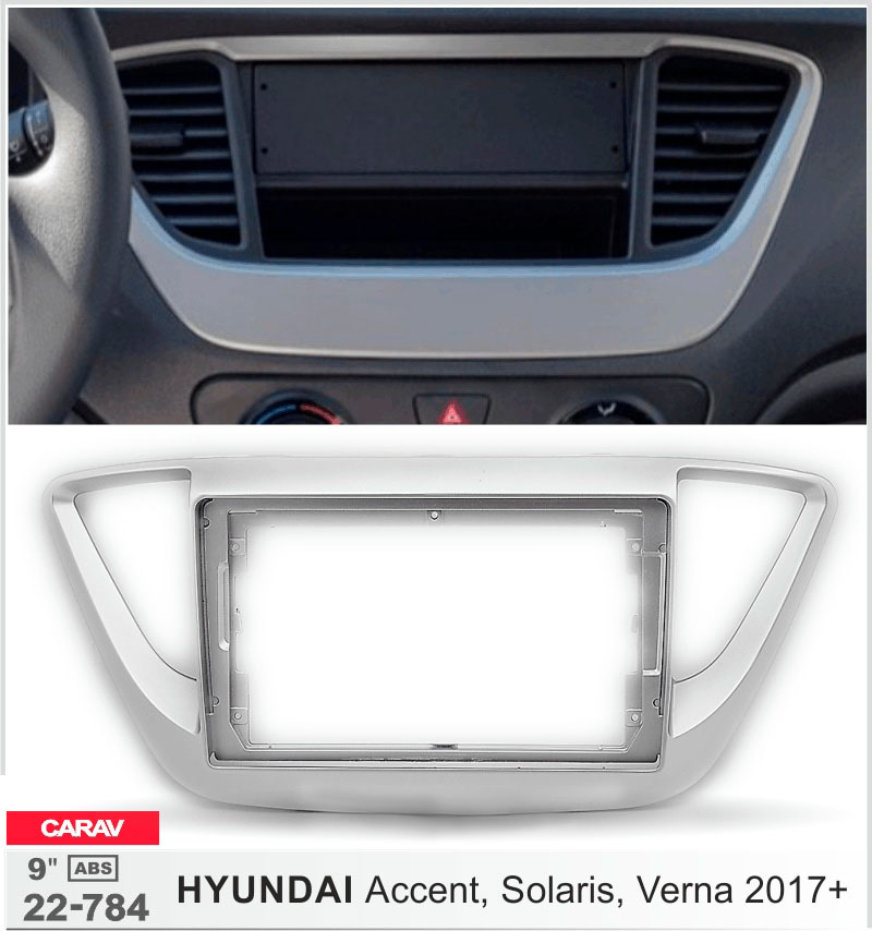 Перехідна рамка Hyundai Accent, Solaris Carav 22-784