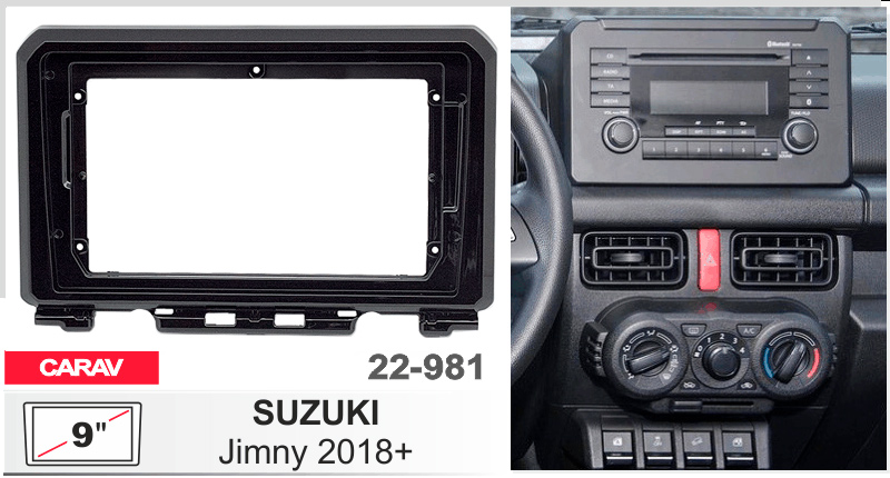 Переходная рамка Suzuki Jimny Carav 22-981