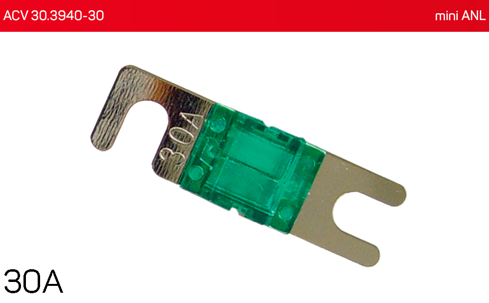Предохранитель mini ANL 30А (1 шт.) ACV 30.3940-30