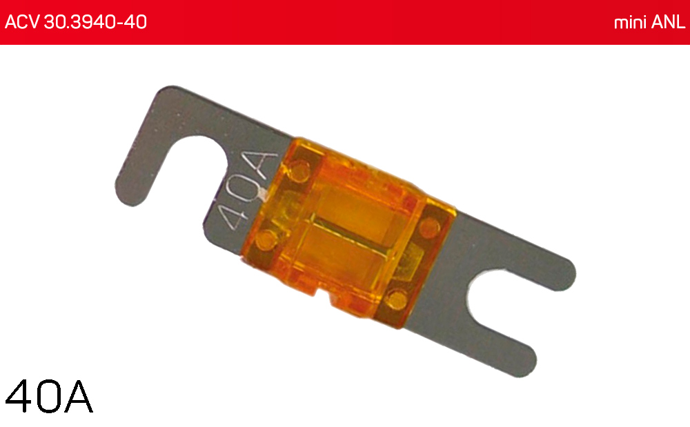Предохранитель mini ANL 40А (1 шт.) ACV 30.3940-40