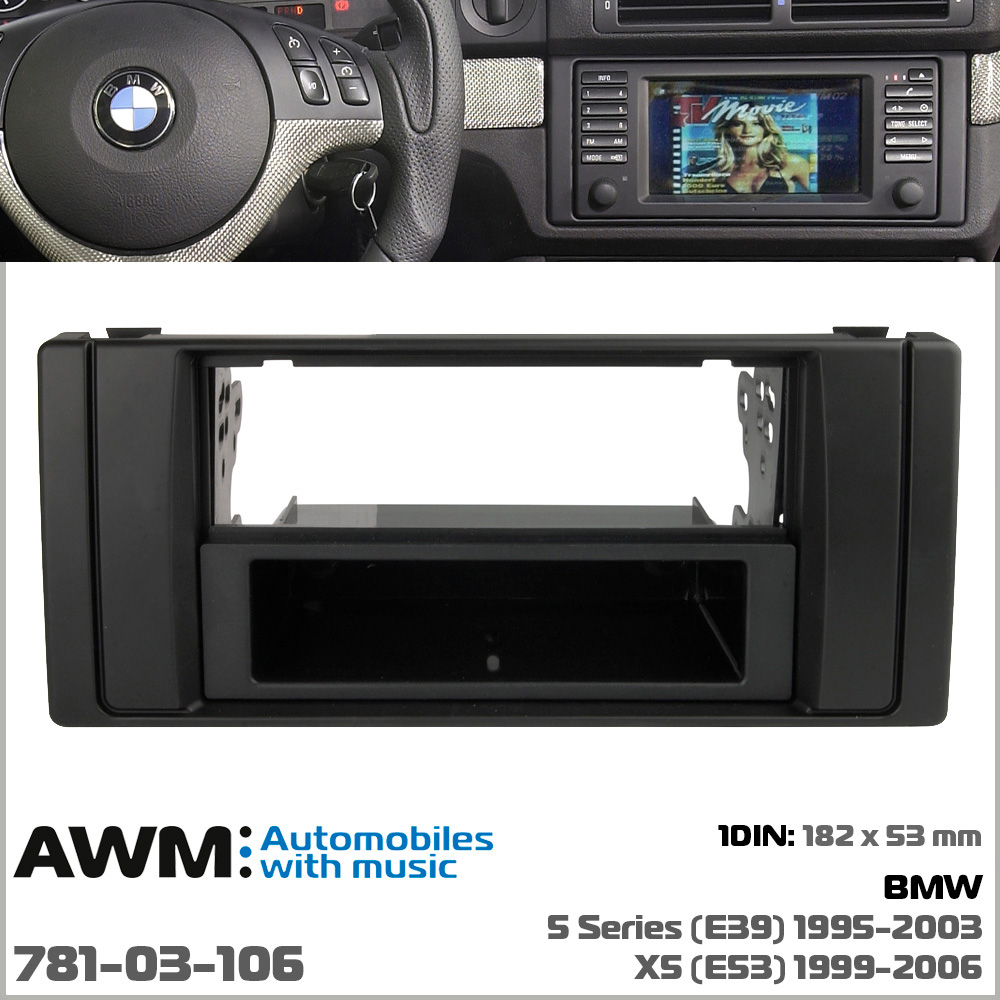 Перехідна рамка BMW 5 Series (E39), X5 (E53) AWM 781-03-106