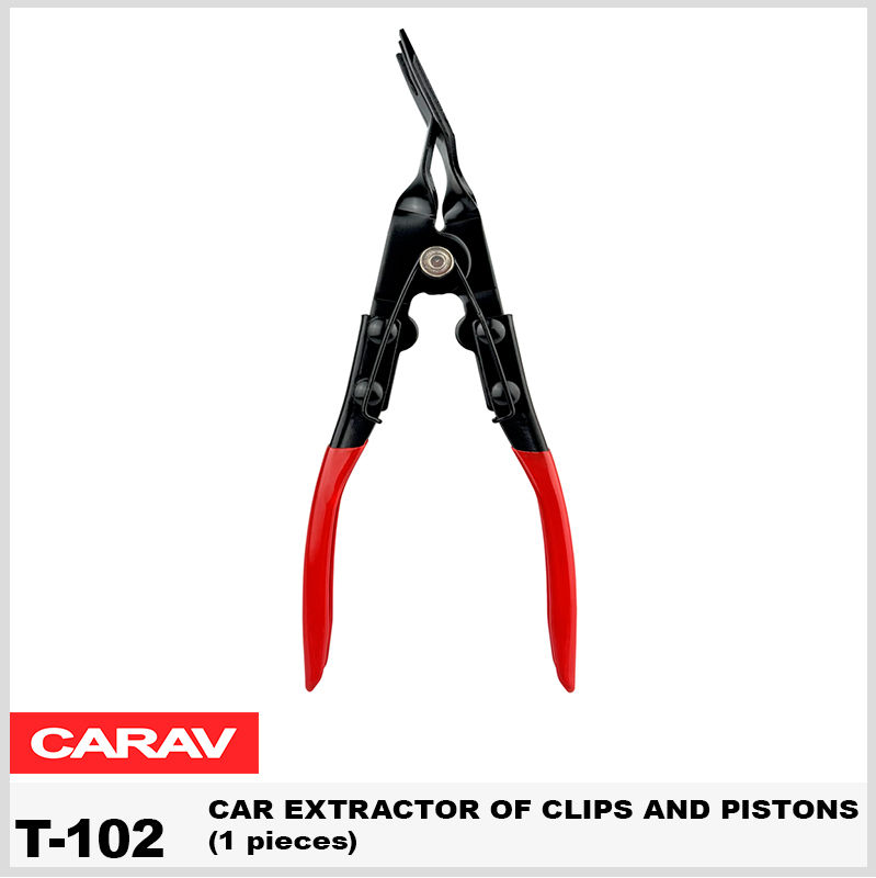 Инструмент для снятия клипс и пистонов Carav T-102