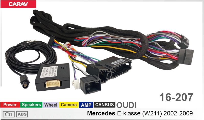 Переходник для магнитол 9", 10.1" Mercedes E-klasse Carav 16-207