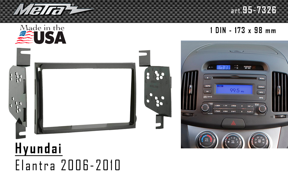 Перехідна рамка Hyundai Elantra Metra 95-7326