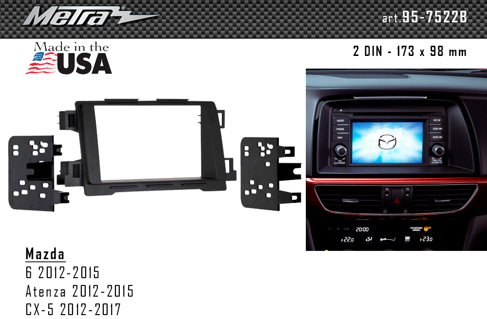 Перехідна рамка Mazda 6, CX-5 Metra 95-7522B