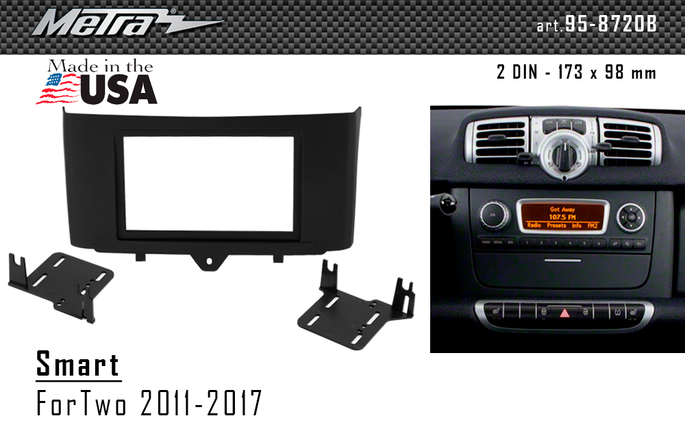 Переходная рамка Smart ForTwo Metra 95-8720B