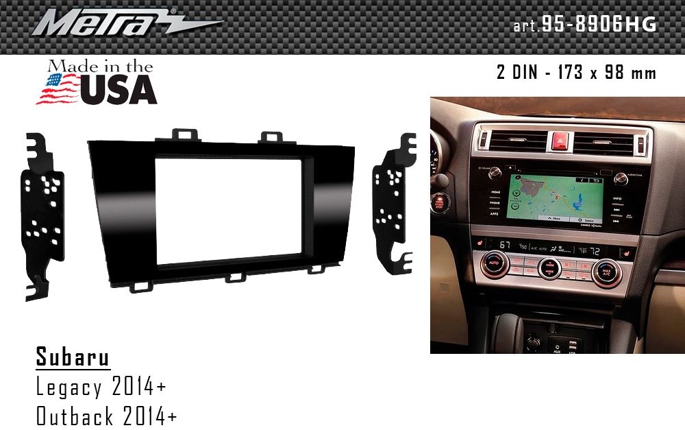 Перехідна рамка Subaru Legacy, Outback Metra 95-8906HG