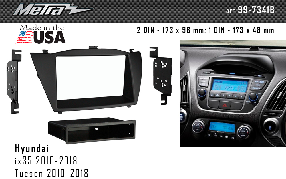 Перехідна рамка Hyundai ix35, Tucson iX Metra 99-7341B