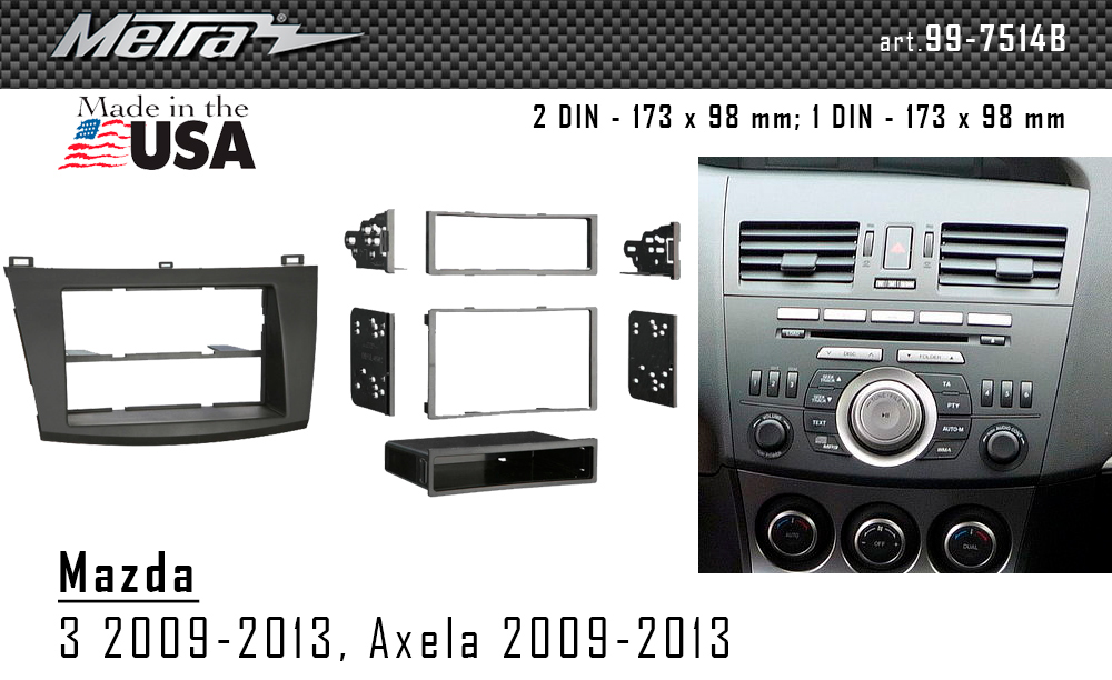 Перехідна рамка Mazda 3 Metra 99-7514B