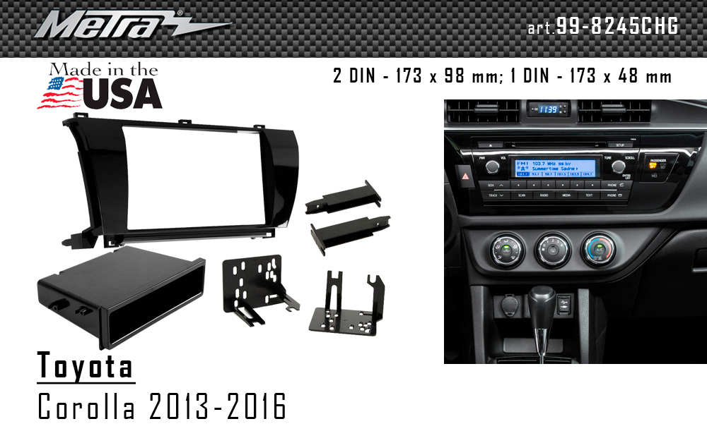 Переходная рамка Toyota Corolla Metra 99-8245CHG