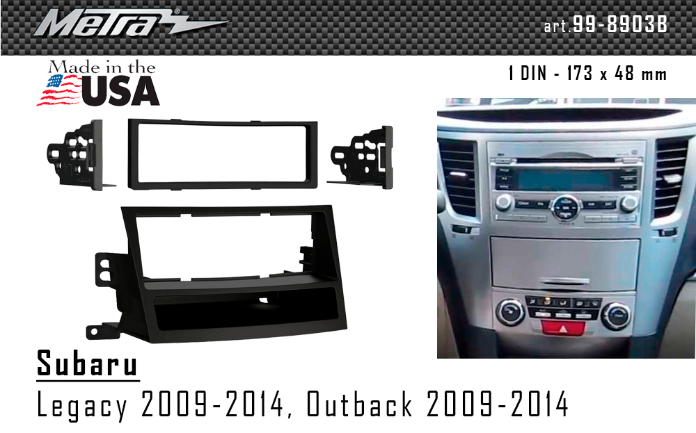 Перехідна рамка Subaru Legacy, Outback Metra 99-8903B