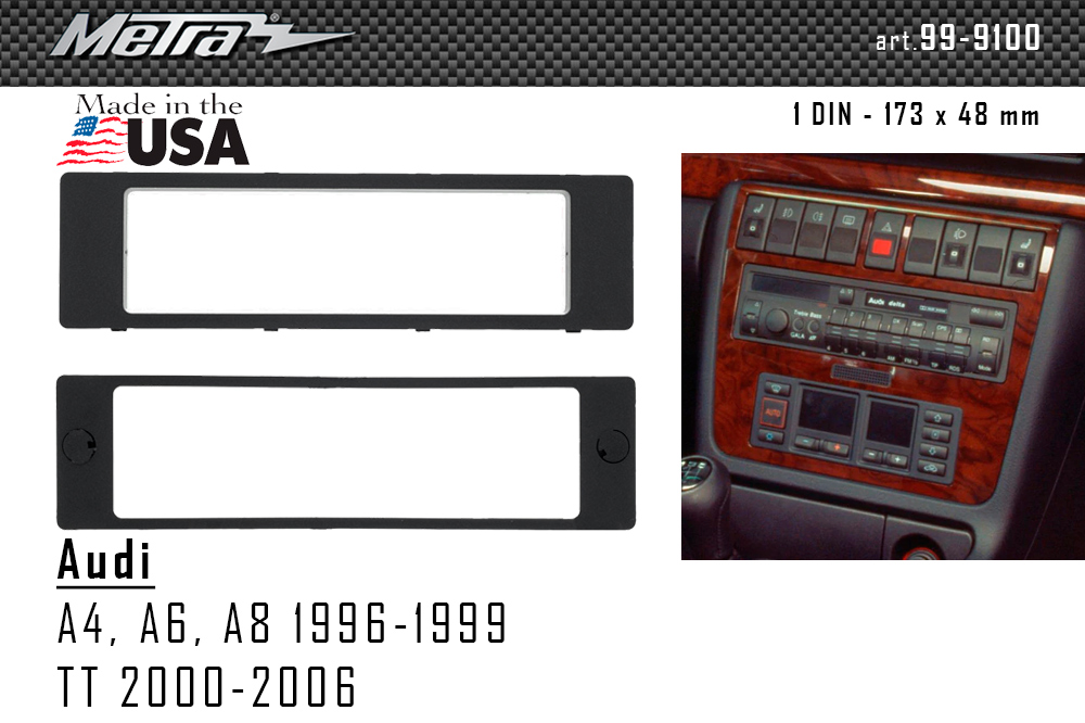 Перехідна рамка Audi A4, A6, A8, TT Metra 99-9100