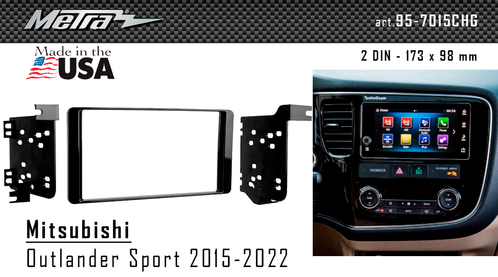 Переходная рамка Mitsubishi Outlander Metra 95-7015CHG