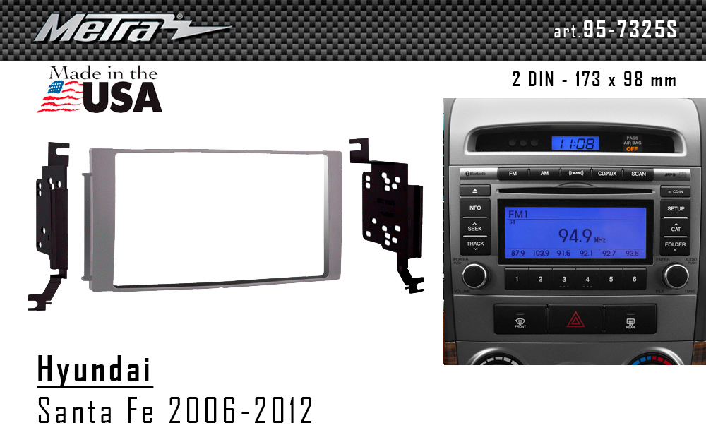 Перехідна рамка Hyundai Santa Fe Metra 95-7325S