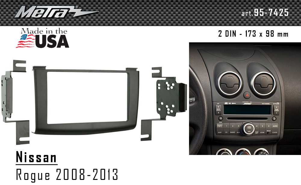 Переходная рамка Nissan Rogue Metra 95-7425