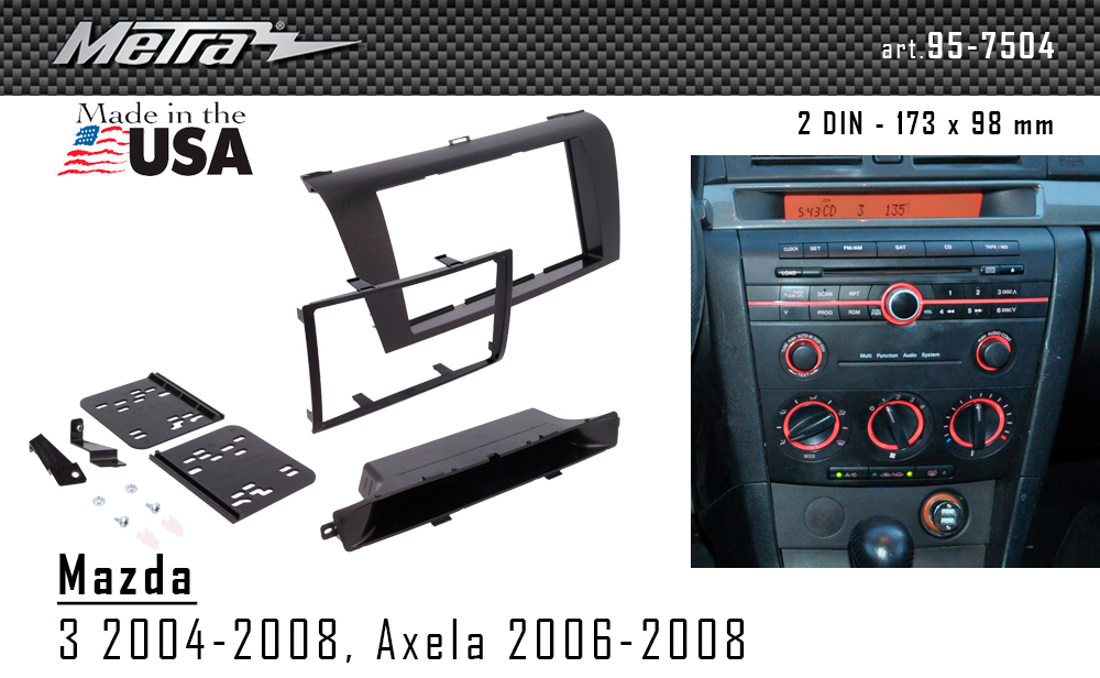 Перехідна рамка Mazda 3 Metra 95-7504