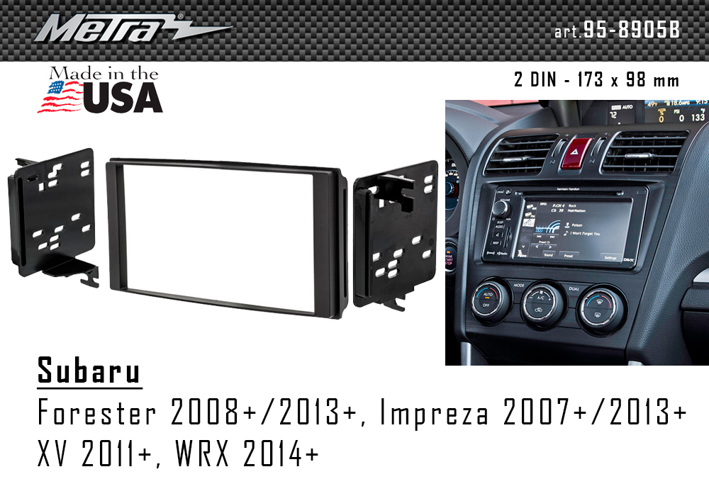 Переходная рамка Subaru Forester, Impreza, XV, WRX Metra 95-8905B