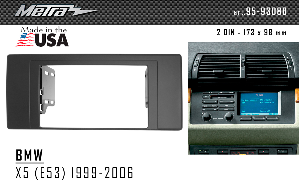 Переходная рамка BMW X5 (E53) Metra 95-9308B