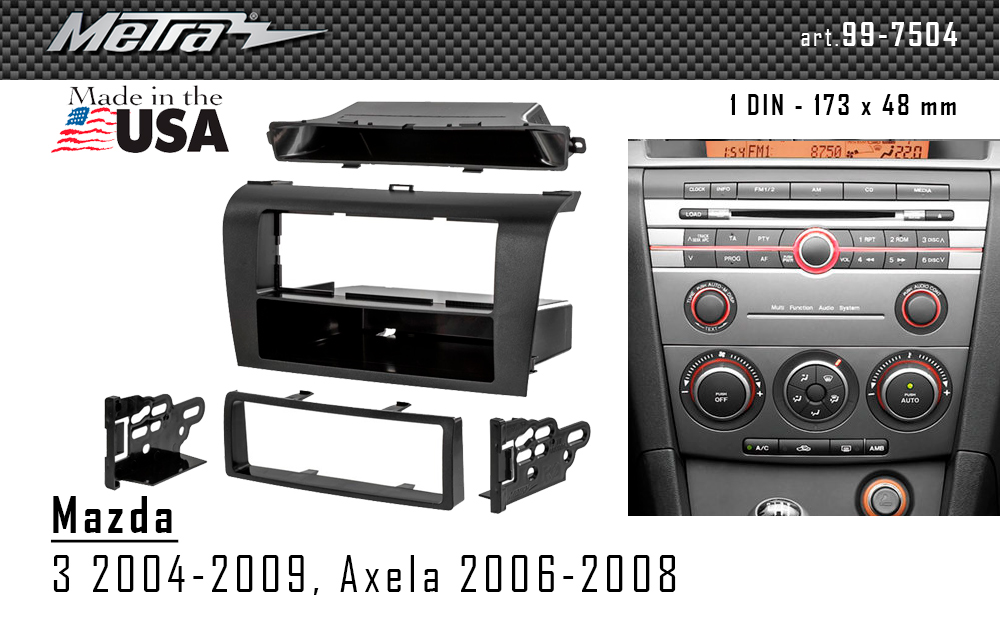Перехідна рамка Mazda 3 Metra 99-7504