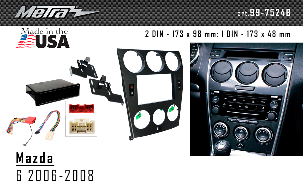 Перехідна рамка Mazda 6 Metra 99-7524B