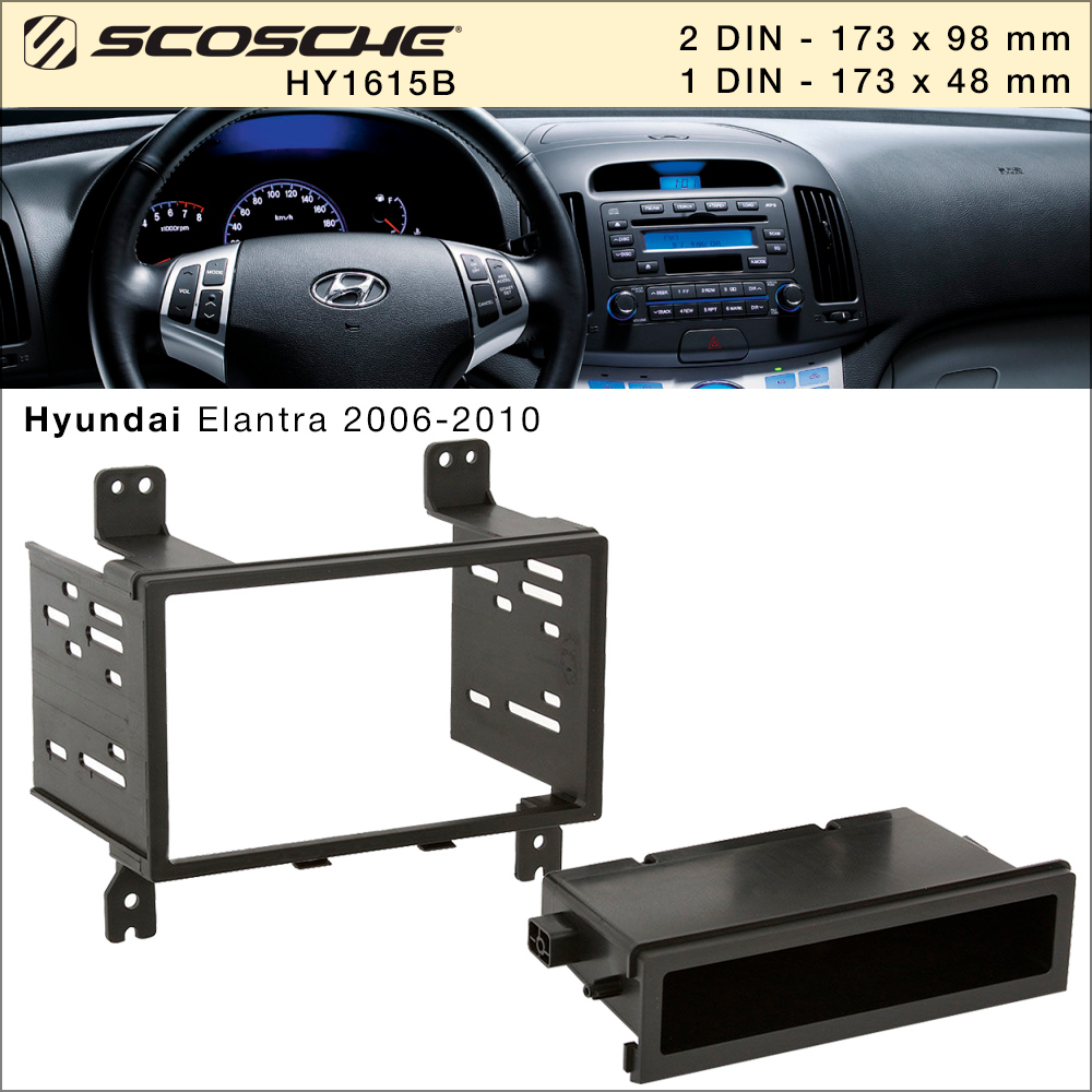 Перехідна рамка Hyundai Elantra Scosche HY1615B