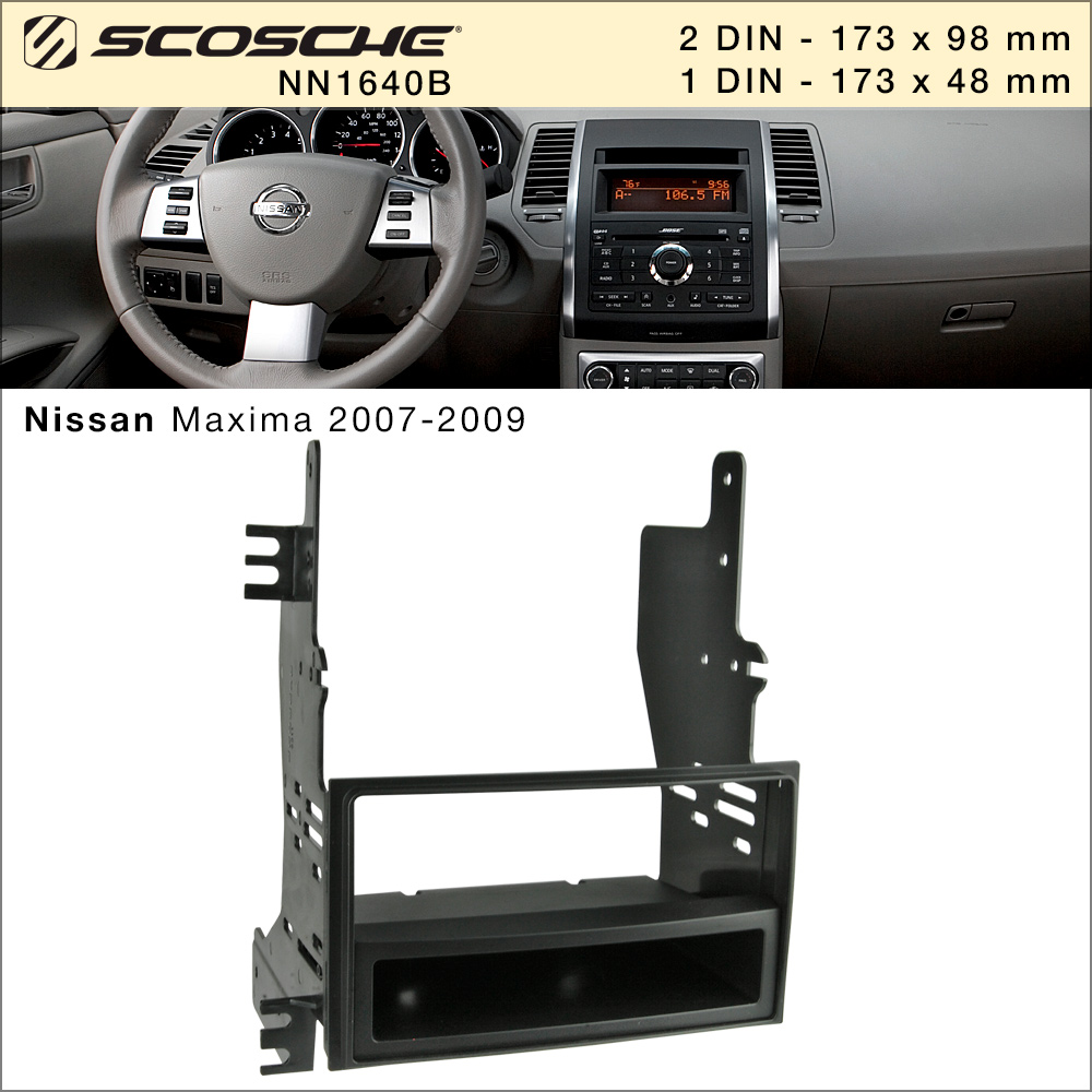 Переходная рамка Nissan Maxima Scosche NN1640B