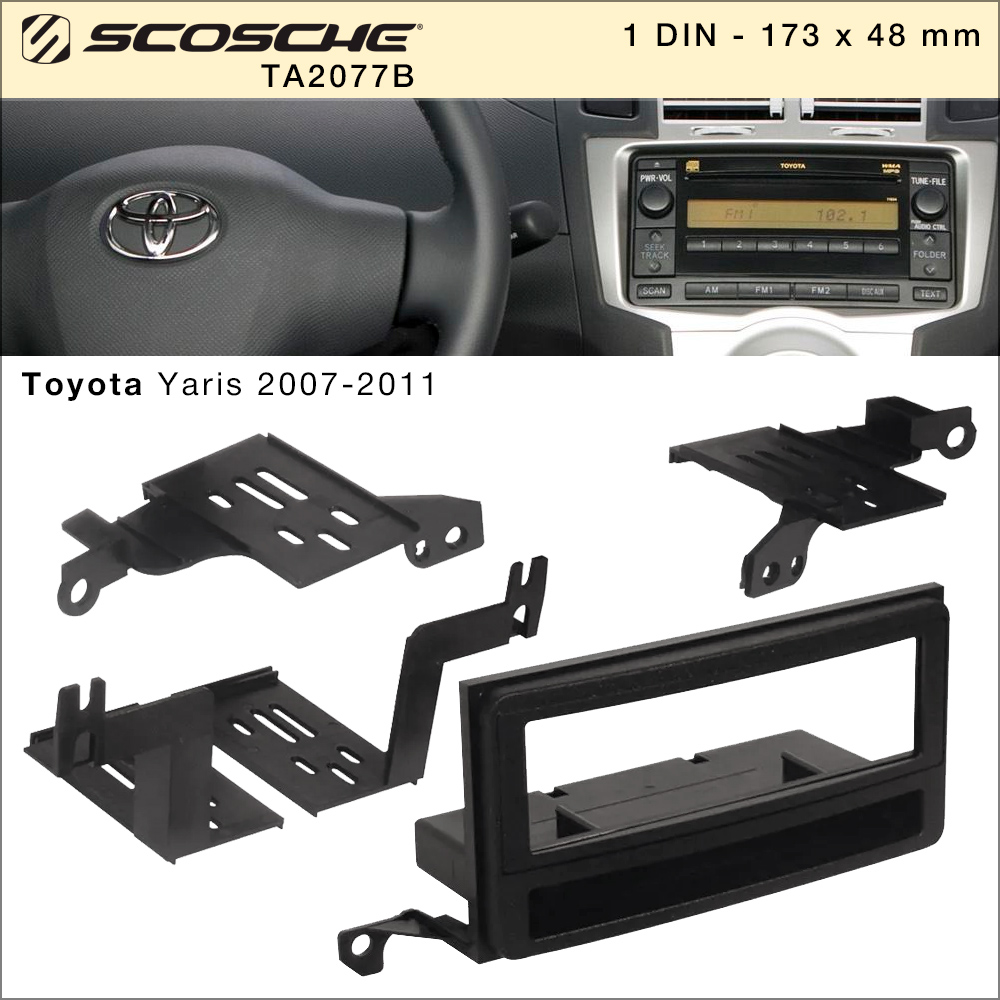 Переходная рамка Toyota Yaris Scosche TA2077B