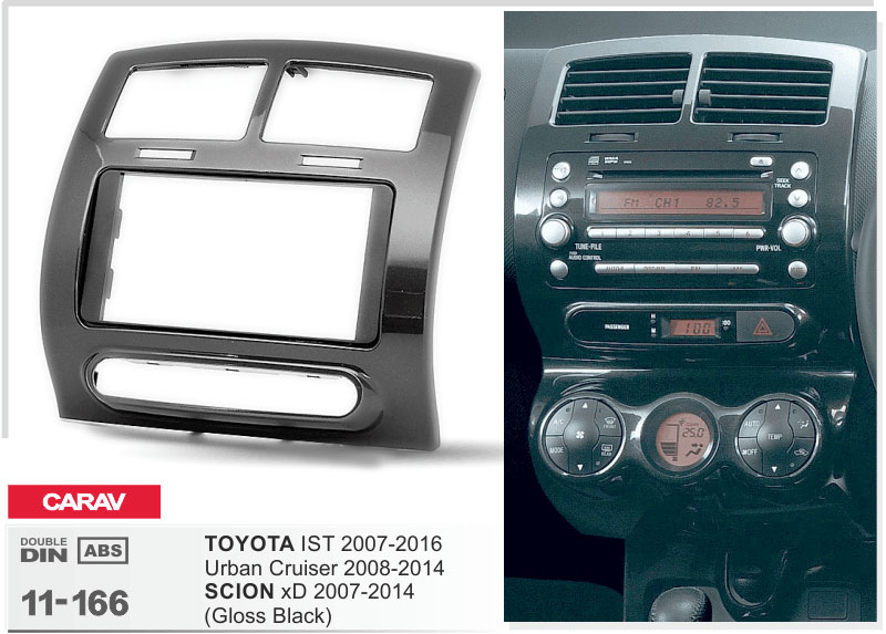 Переходная рамка Toyota Urban Cruiser, Scion xD Carav 11-166