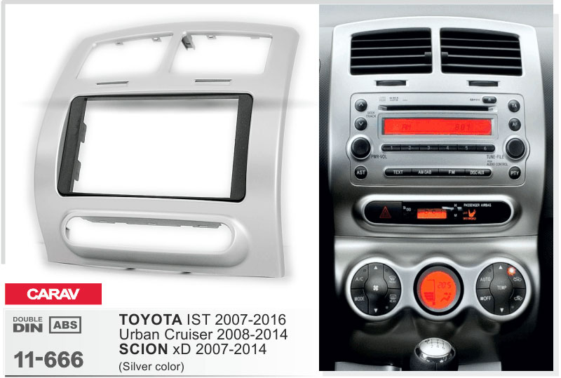 Переходная рамка Toyota Urban Cruiser, Scion xD Carav 11-666