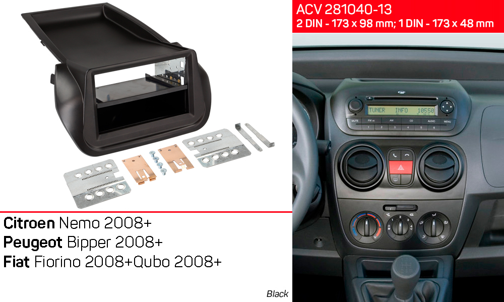 Перехідна рамка Citroen Nemo ACV 281040-13