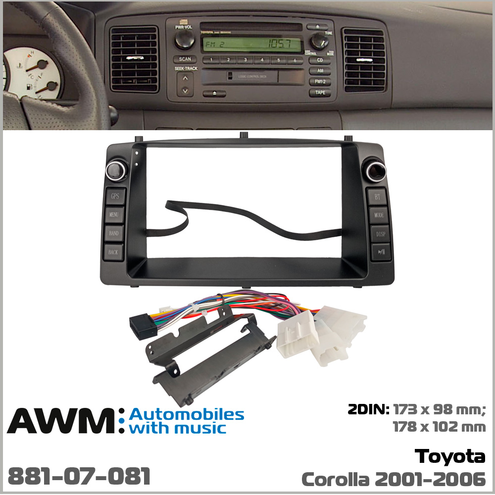 Перехідна рамка Toyota Corolla AWM 881-07-081
