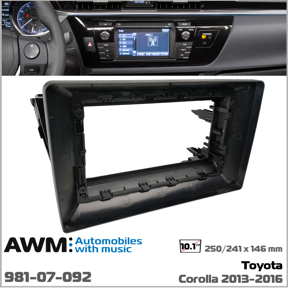 Переходная рамка Toyota Corolla AWM 981-07-092