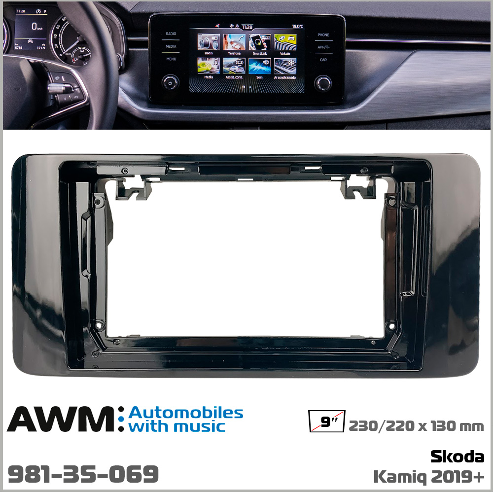 Перехідна рамка для автомобіля Skoda Kamiq AWM 981-35-069