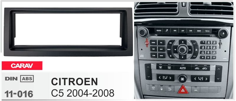 Перехідна рамка Citroen C5, Peugeot 407 Carav 11-016