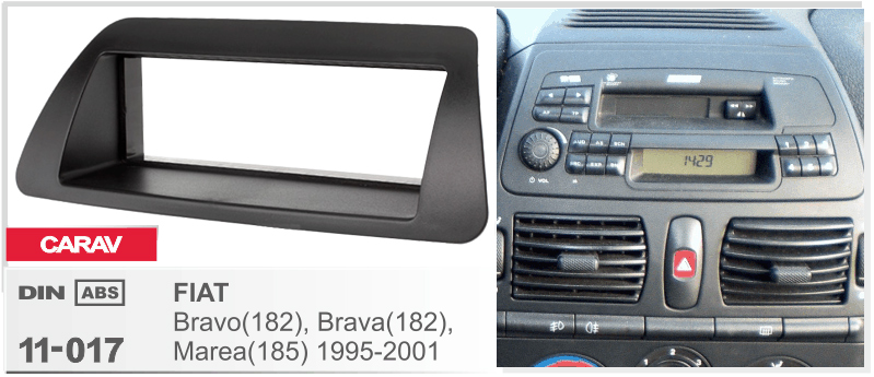 Перехідна рамка Fiat Bravo, Brava, Marea Carav 11-017