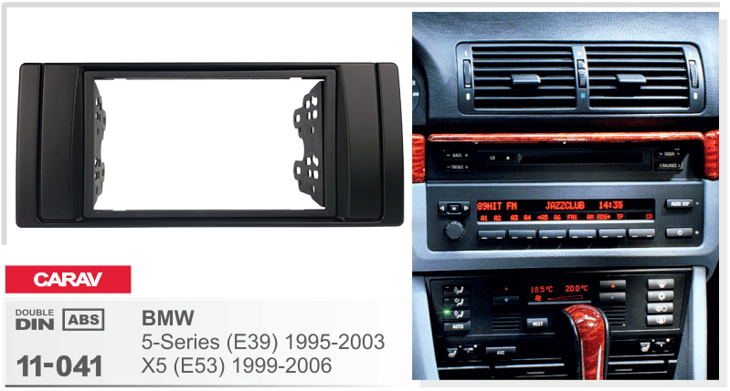 Перехідна рамка BMW 5 Series (E39), X5 (E53) Carav 11-041
