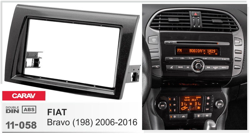 Перехідна рамка Fiat Bravo Carav 11-058